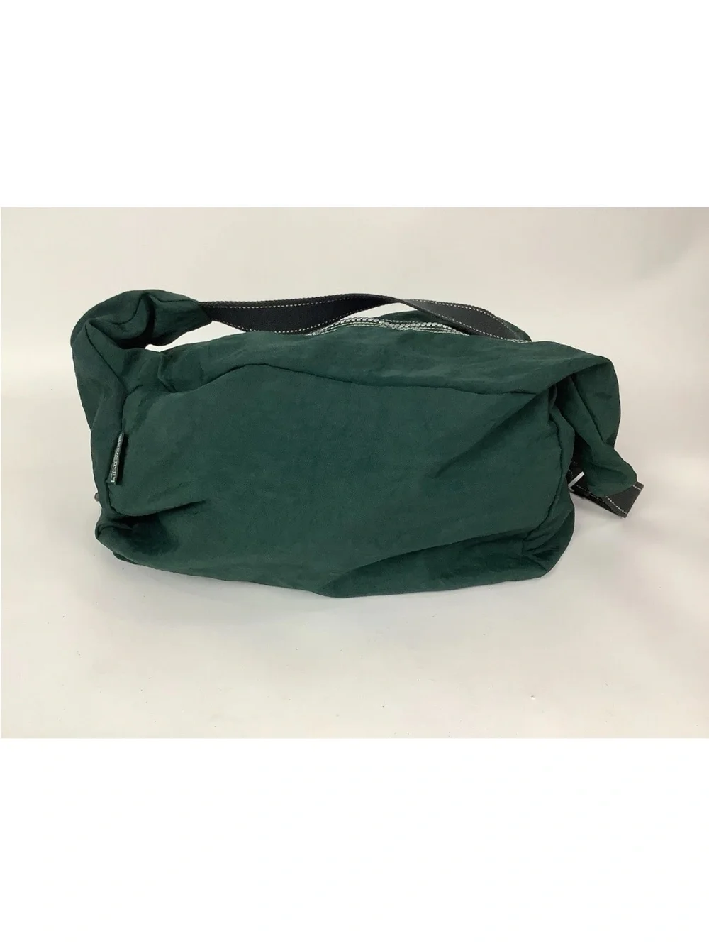Vintage 90's Kipling Weekender Duffle Gym Bag In Forest Green Zip Closure